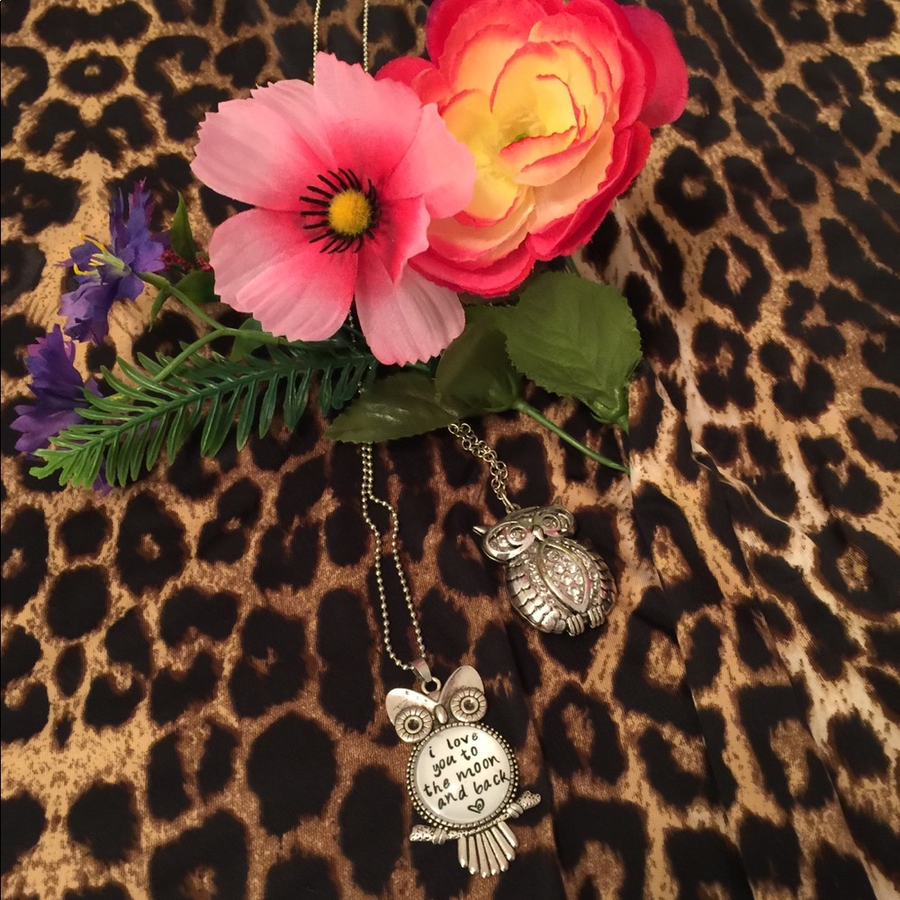 Set of 2 owl necklaces 🦉🦉😍😍